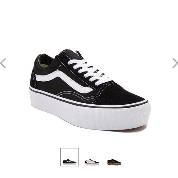 vans old skool platform skate shoe